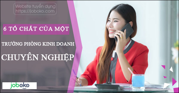 6 to chat cua mot truong phong kinh doanh chuyen nghiep