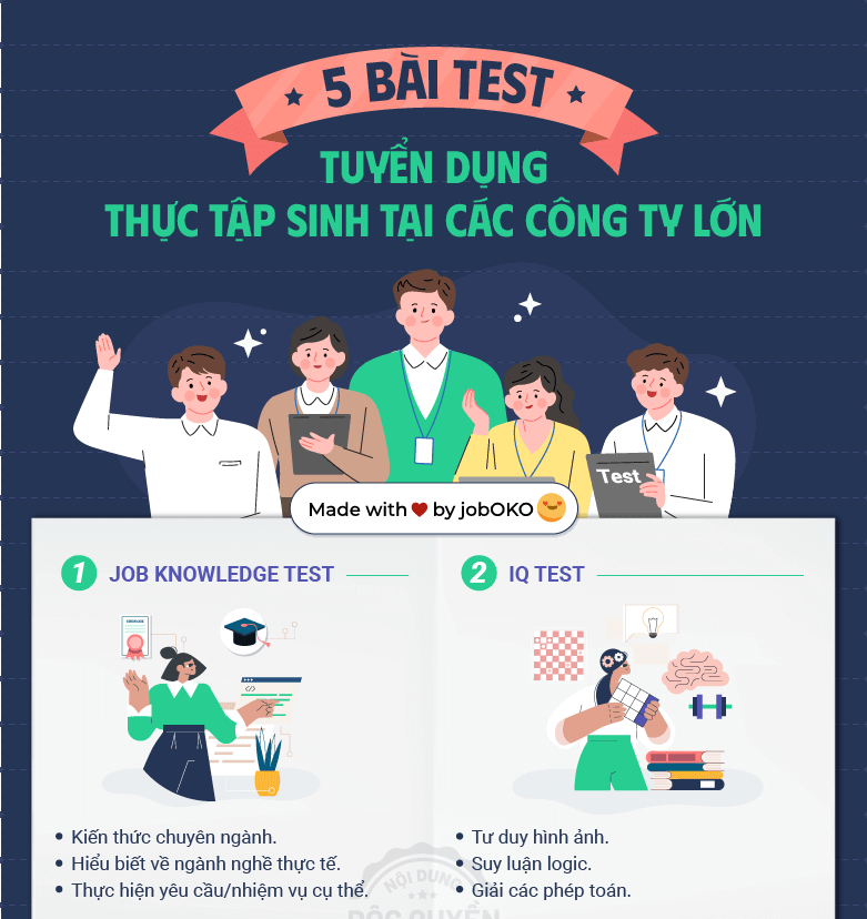 bài test tuyển dụng