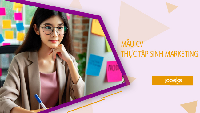 mau cv thuc tap sinh Marketing