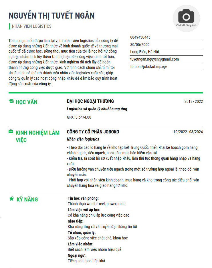 tai mau CV Logistics