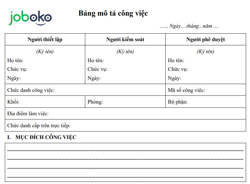 mau bang mo ta cong viec moi vi tri