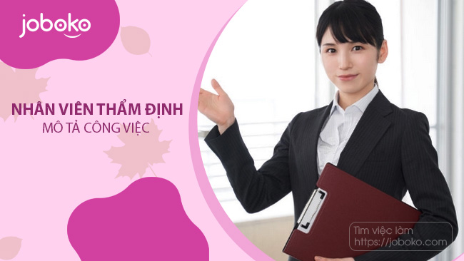 mo ta cong viec cua nhan vien tham dinh