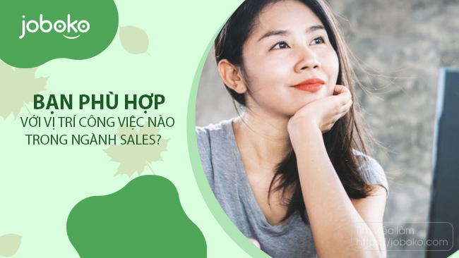 ban phu hop voi vi tri cong viec nao trong nganh sales