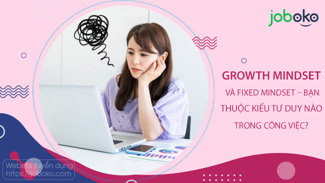 growth mindset va fixed mindset ban thuoc kieu tu duy nao trong cong viec