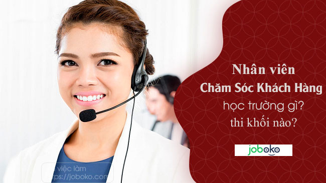 nhan vien cham soc khach hang hoc truong gi thi khoi nao