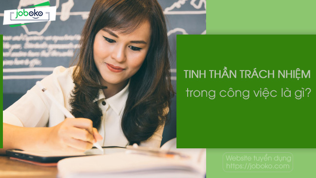 tinh than trach nhiem trong cong viec la gi