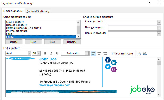 Mẫu Chữ Ký Email Đẹp, Chuyên Nghiệp Phục Vụ Công Việc - Joboko