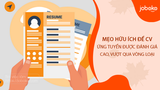 nam ro 3 quy tac nay khi tao cv de ung tuyen thanh cong