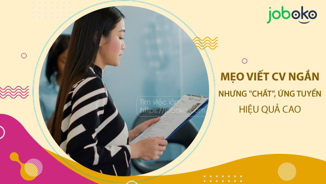 meo viet cv ngan gon ma van hieu qua